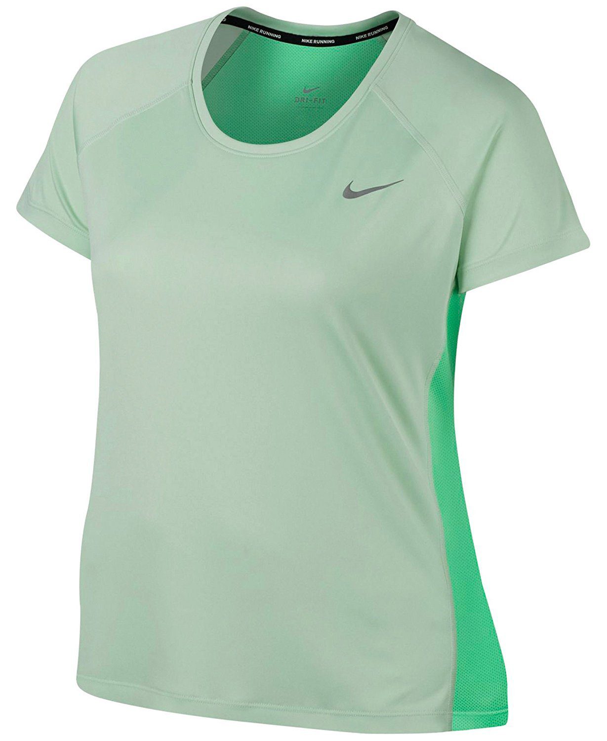 músculo cuenta destacar Blusa deportiva para dama NIKE PLUS, manga corta, color verde 2x – VastaGo