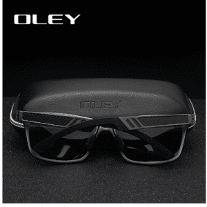 Lentes de sol polarizadas para hombre OLEY gafas de sol de aluminio y  magnesio conducción HD gafas rectangulares para hombre/Wome Oculos  masculino, color negro – VastaGo