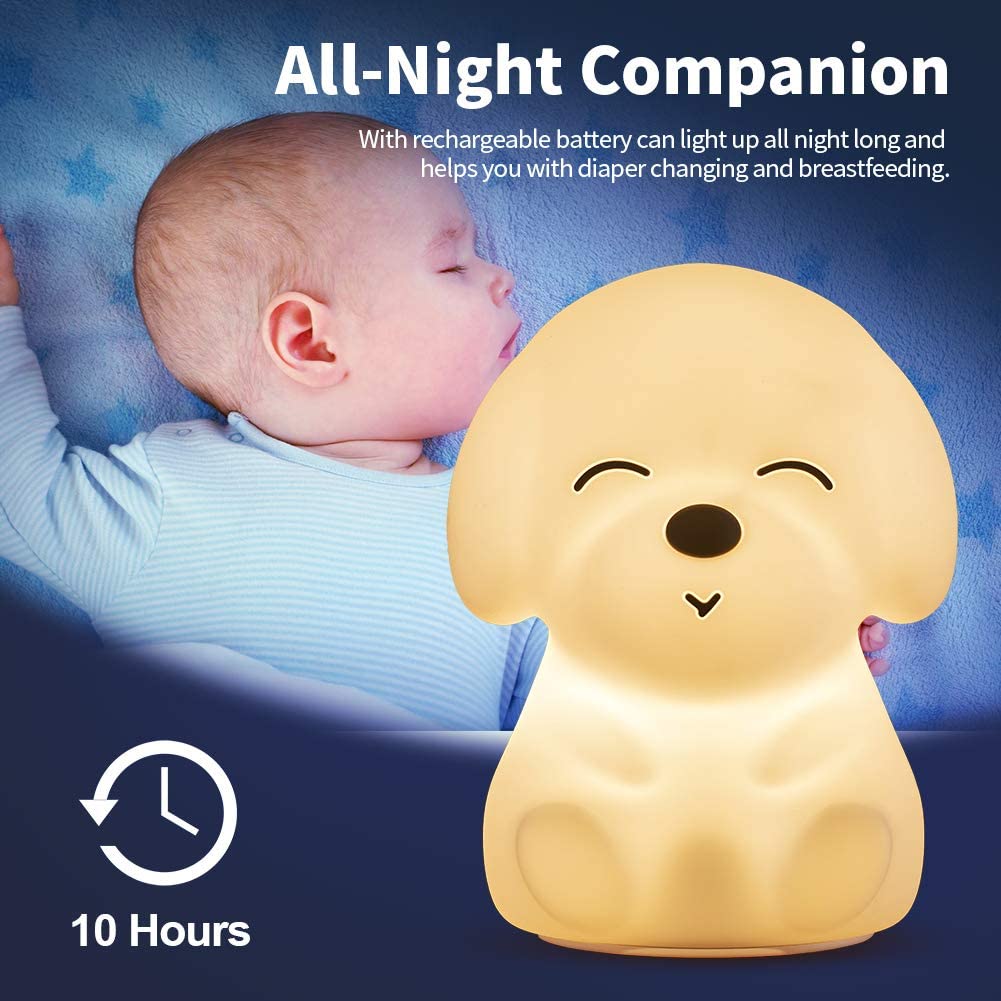 Luz nocturna Koala para niños, luz de silicona para habitación de bebé y  niños pequeños, control remoto con 9 colores cambiantes