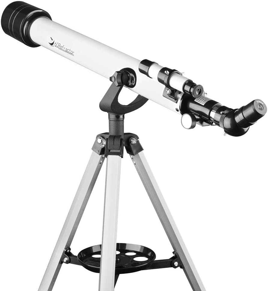 Telescopio para niños (400 x 40 mm), con trípode y buscador de alcance,  telescopio portátil para niños y principiantes, alcance de viaje con espejo  lunar, mapa de estrellas y luna incluido. – VastaGo