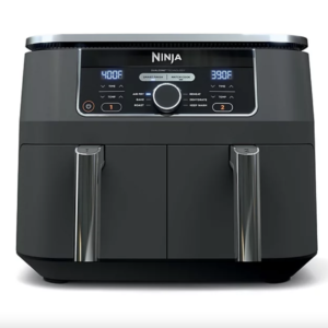 Ninja DZ201 - Freidora de aire Foodi 6 en 1 de 2 cestas con tecnología  DualZone, capacidad de 8 cuartos de galón y un acabado inoxidable gris  oscuro