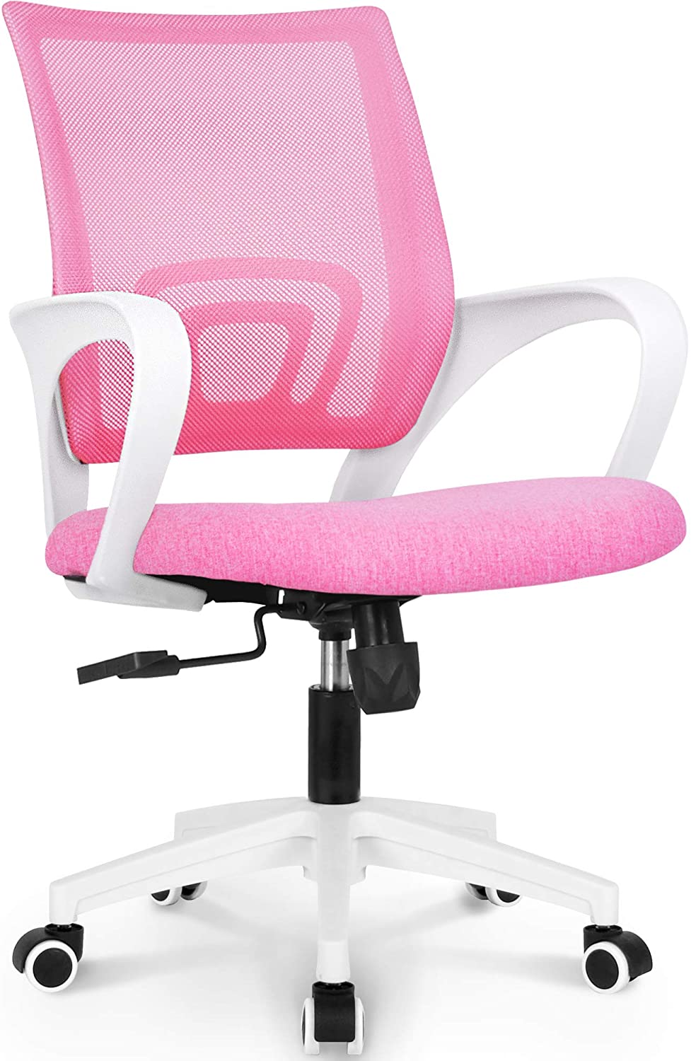 Silla de oficina, silla de escritorio para computadora, sillas ergonómicas  de oficina en casa con soporte lumbar y cómodo reposabrazos de malla, silla