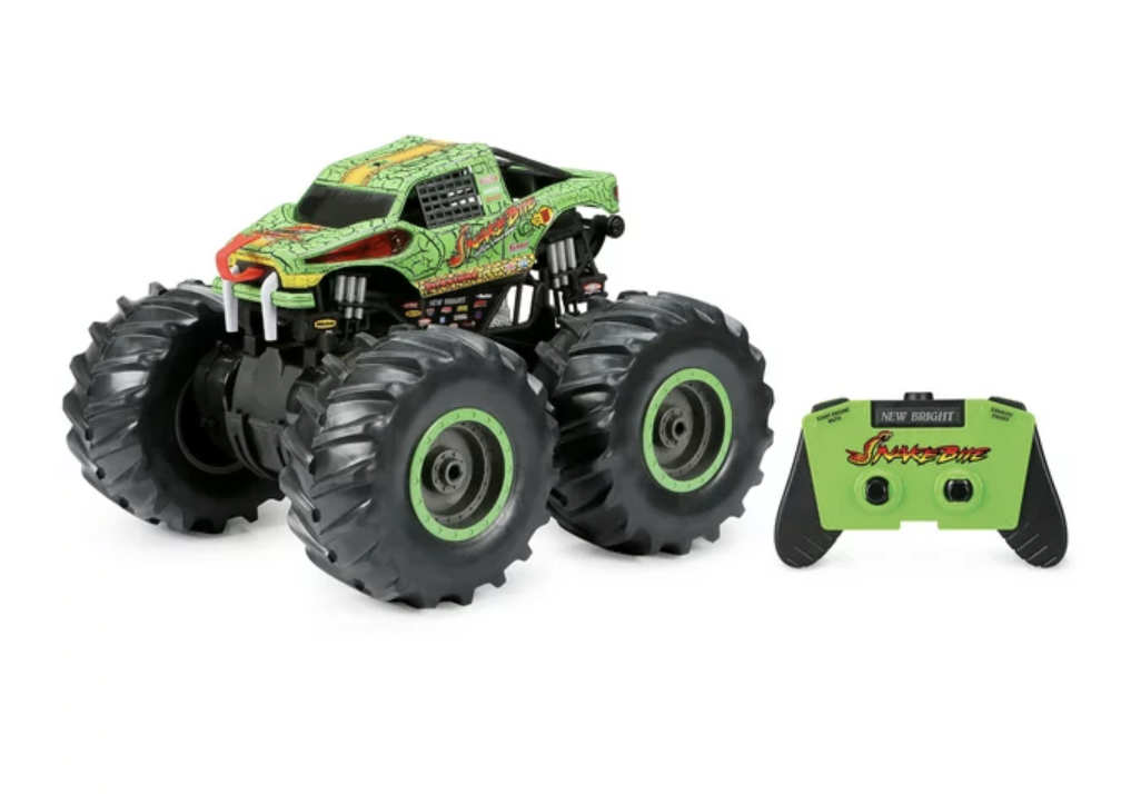 Carro Remoto New Bright (1:10) Snake Battery Control Monster Truck with Lights, Sounds and Vapor –
