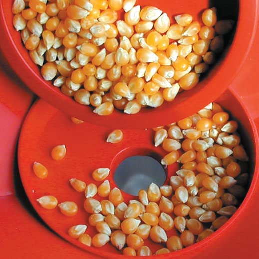 Nostalgia Máquina para hacer palomitas de maíz, 12 tazas, máquina de  palomitas de maíz de aire caliente con tapa medidora, sin aceite, estilo  vintage