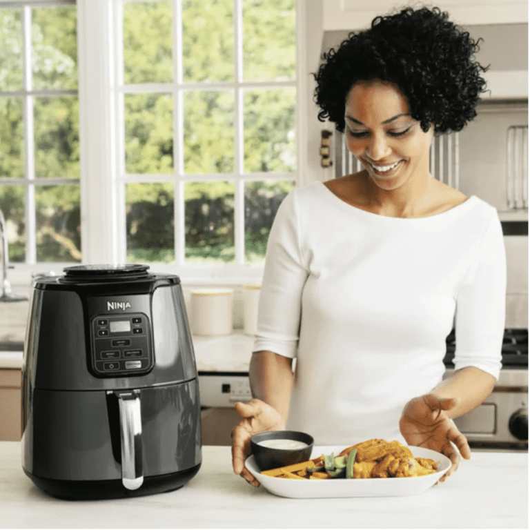 Ninja Freidora de aire Ninja 4QT Air Fryer, Black, AF100WM – VastaGo