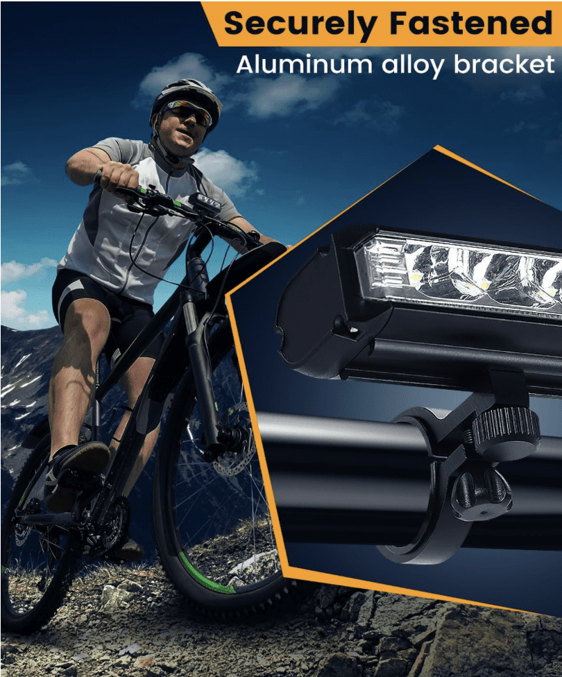 Comprar Juego de luces de bicicleta recargables con USB, luz delantera con  luz trasera, fácil de instalar, 3 modos, accesorios para bicicleta